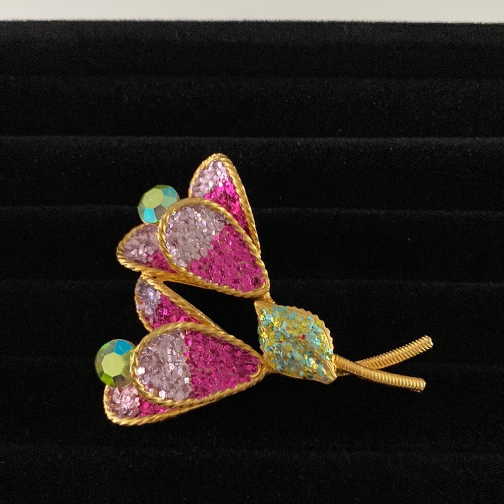 Vintage flower brooch